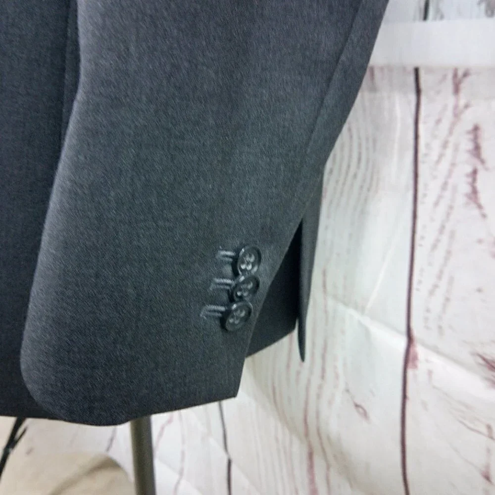 Banana Republic Modern 44L Gray Suit Blazer Sport